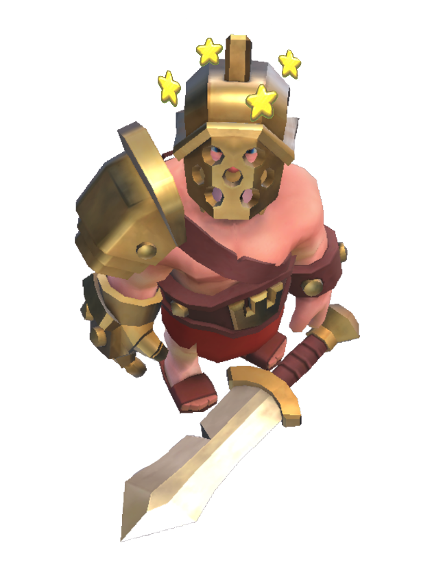 Gladiator King 3D KO.png