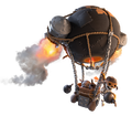 Render of a single Rocket Balloon